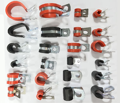 Camps with rubber sleeves